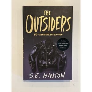 S.E. Hinton Signed THE OUTSIDERS Autograph Hardcover 50th Anniversary Edition #4